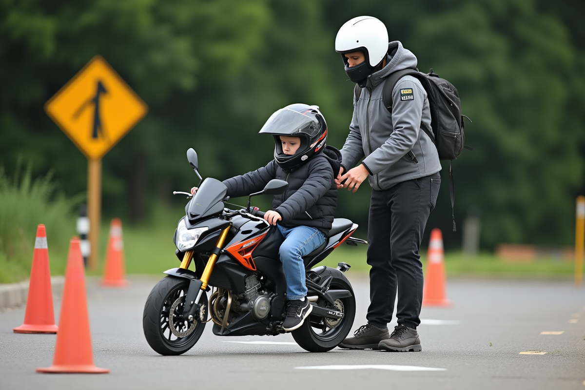 moto adolescente